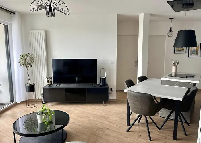 Moderne Et Spacieux 2 Chambres, Parking Prive アパート *